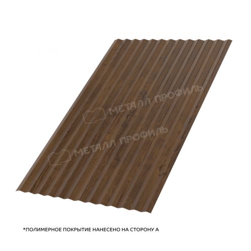 Профлист МЕТАЛЛ ПРОФИЛЬ МП-18x1100-A (ECOSTEEL_T-01-ЗолотойДуб-0,5)