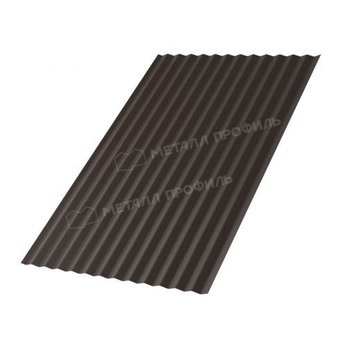 Профлист МЕТАЛЛ ПРОФИЛЬ МП-18х1100-B (VALORI-20-DarkBrown-0,5)