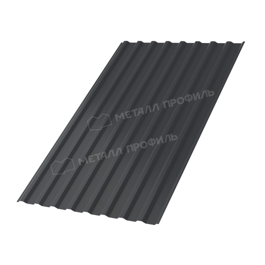 Профлист МЕТАЛЛ ПРОФИЛЬ МП-20x1100-B (PURMAN-20-7024-0,5)