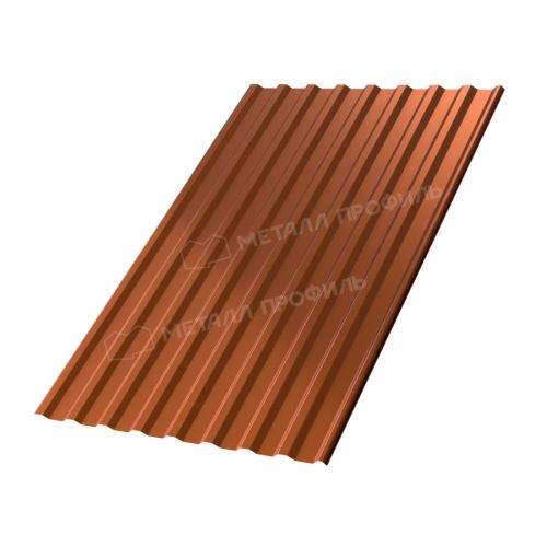 Профлист МЕТАЛЛ ПРОФИЛЬ МП-20x1100-R (AGNETA_Д-03-Copper-0,5)