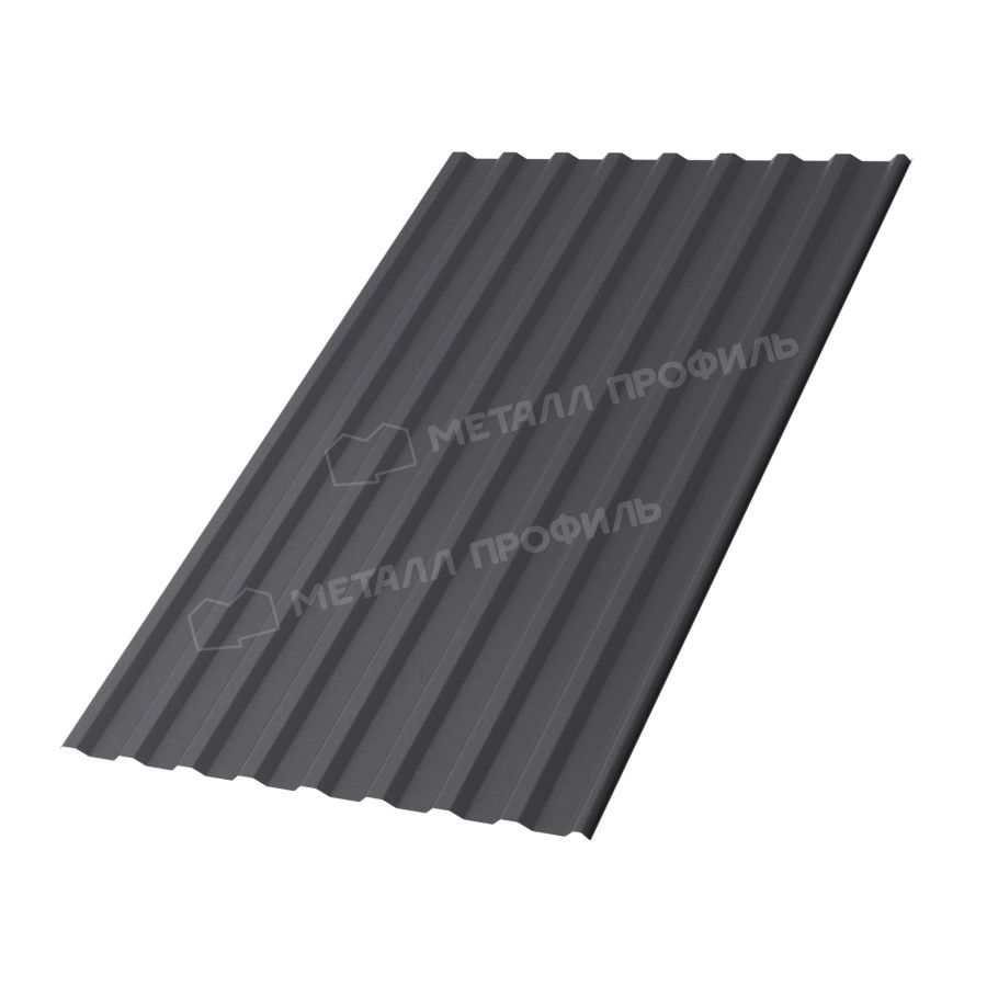 Профлист МЕТАЛЛ ПРОФИЛЬ МП-20x1100-R (VALORI-20-Grey-0,5)