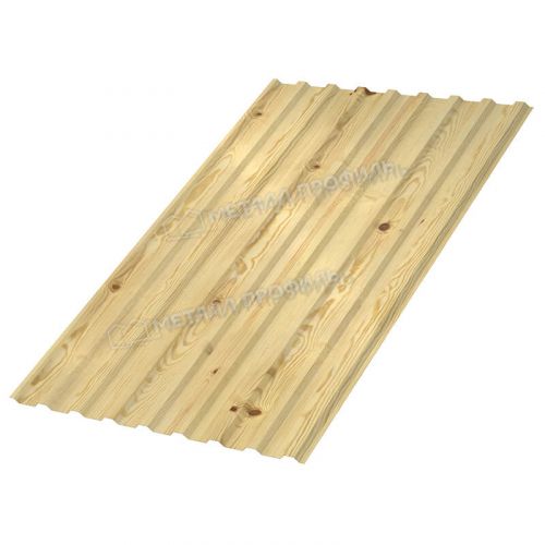 Профлист МЕТАЛЛ ПРОФИЛЬ МП-20х1100 (ECOSTEEL_MA-01-Сосна-0.5)