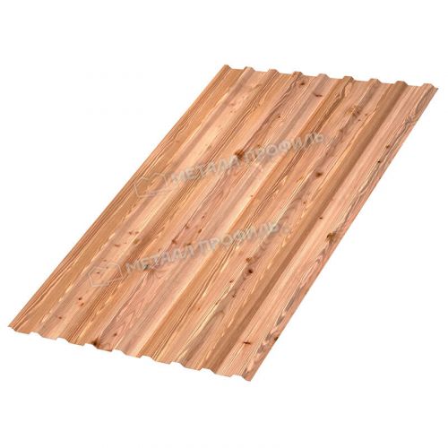 Профлист МЕТАЛЛ ПРОФИЛЬ МП-20х1100 (ECOSTEEL_T-01-Кедр-0.5)