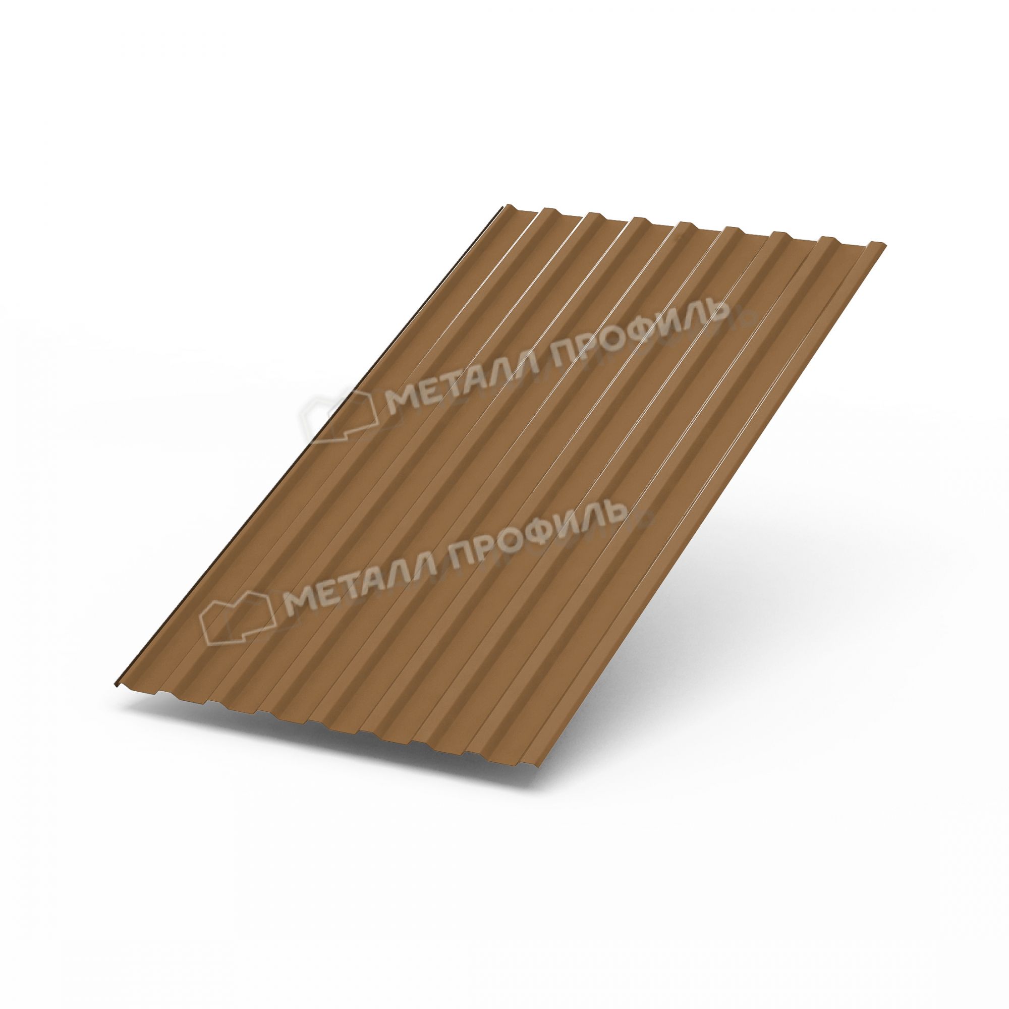 Профлист МЕТАЛЛ ПРОФИЛЬ МП-20х1100 (PURMAN-20-Argillite-0.5)