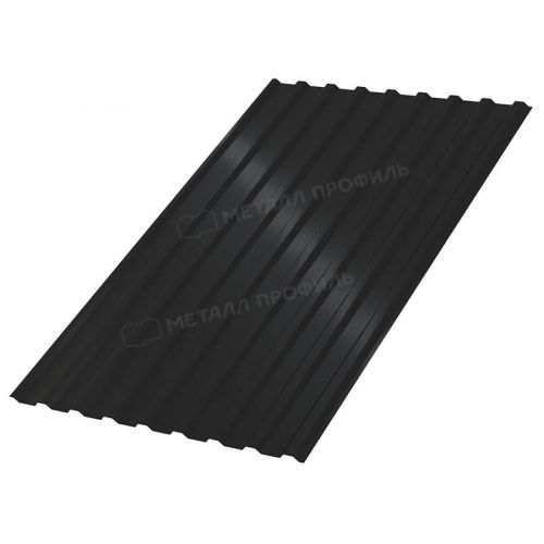 Профлист МЕТАЛЛ ПРОФИЛЬ МП-20х1100 (VALORI-20-DarkGrey-0.5)