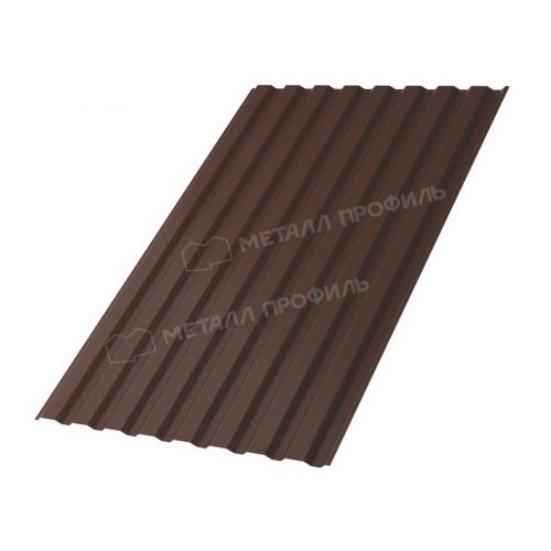 Профлист МЕТАЛЛ ПРОФИЛЬ МП-20х1100-A (VALORI-20-Brown-0,5)