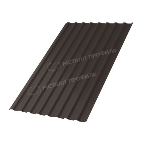 Профлист МЕТАЛЛ ПРОФИЛЬ МП-20х1100-B (VALORI-20-DarkBrown\Color-0,5)