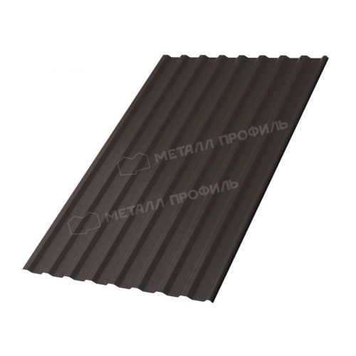 Профлист МЕТАЛЛ ПРОФИЛЬ МП-20х1100-R (VALORI-20-DarkBrown-0,5)