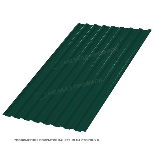 Профлист МЕТАЛЛ ПРОФИЛЬ МП-20х1100-R (ПЭ-01-6005-0,8)
