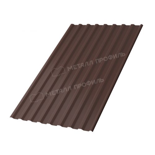 Профлист МЕТАЛЛ ПРОФИЛЬ МП-20х1100-R (ПЭ-12-8017-0,45)