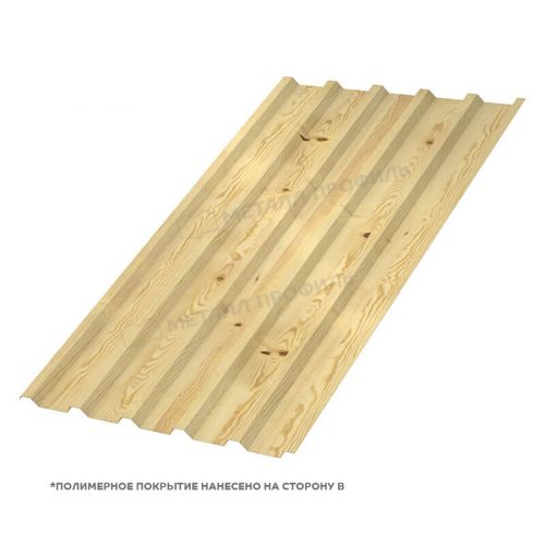 Профлист МЕТАЛЛ ПРОФИЛЬ МП-35x1035-B (ECOSTEEL_T-01-Сосна-0,5)