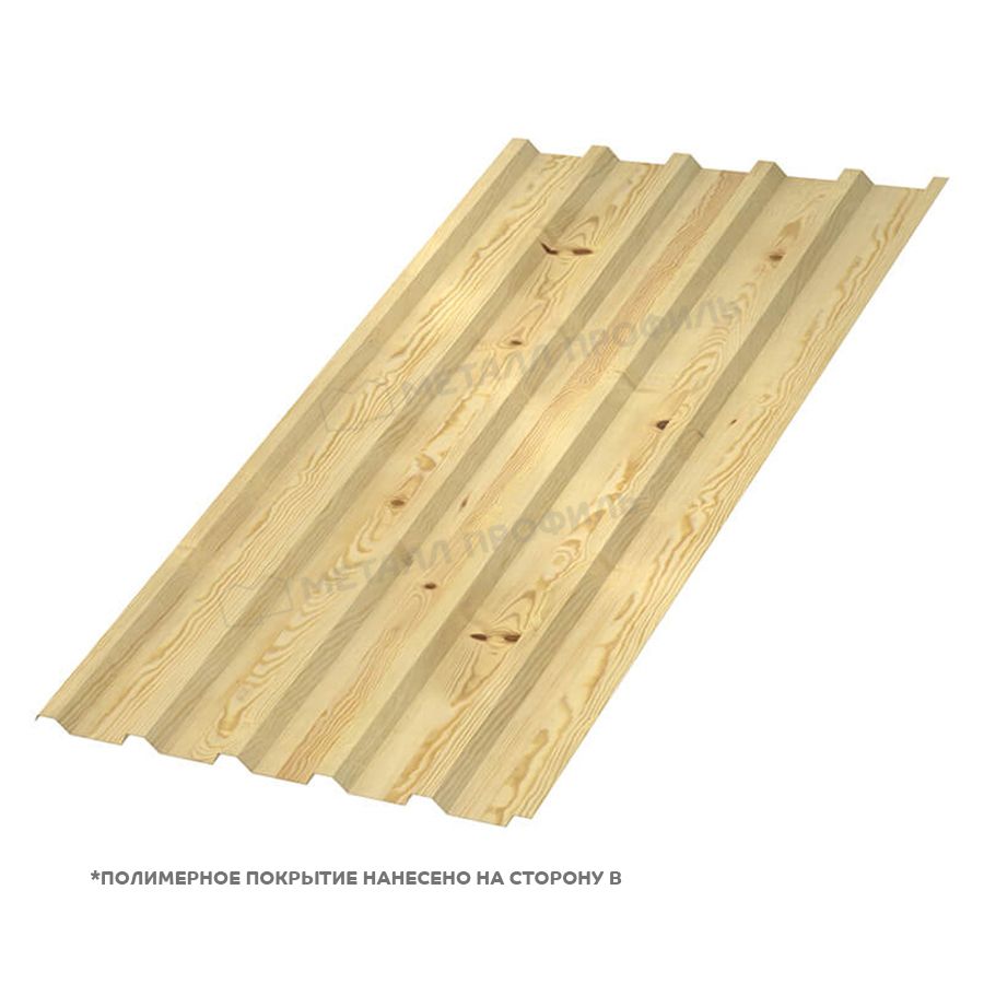 Профлист МЕТАЛЛ ПРОФИЛЬ МП-35x1035-B (ECOSTEEL-01-Сосна-0,5)