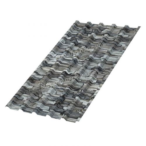 Профлист МЕТАЛЛ ПРОФИЛЬ МП-35х1035 (ECOSTEEL-01-БелыйКамень-0.5)