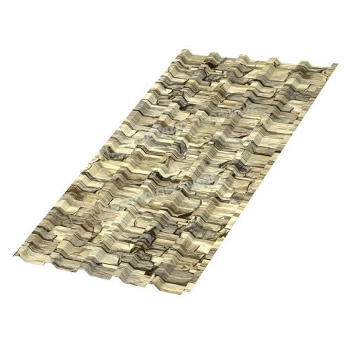 Профлист МЕТАЛЛ ПРОФИЛЬ МП-35х1035 (ECOSTEEL-01-Песчаник-0.5)