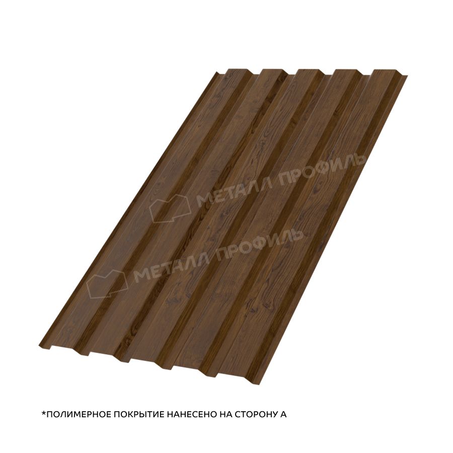 Профлист МЕТАЛЛ ПРОФИЛЬ МП-35х1035-A (ECOSTEEL_T_Д-01-ЗолотойДуб-0,5)