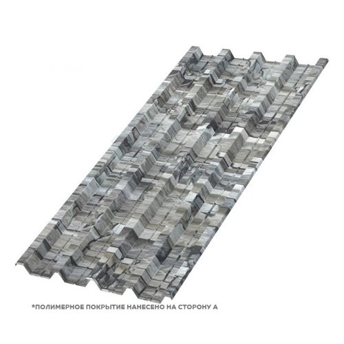 Профлист МЕТАЛЛ ПРОФИЛЬ Н-60x845-A (ECOSTEEL-01-БелыйКамень-0,5)