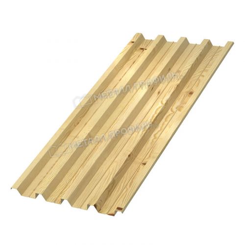 Профлист МЕТАЛЛ ПРОФИЛЬ Н-60х845 (ECOSTEEL_T-01-Сосна-0.5)