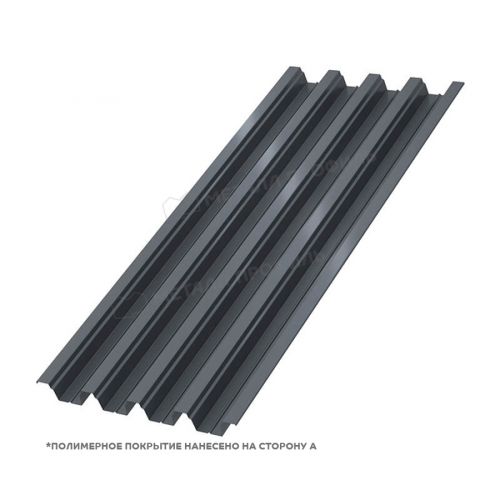 Профлист МЕТАЛЛ ПРОФИЛЬ Н-75x750-A (ПЭ-01-7024-0,8)