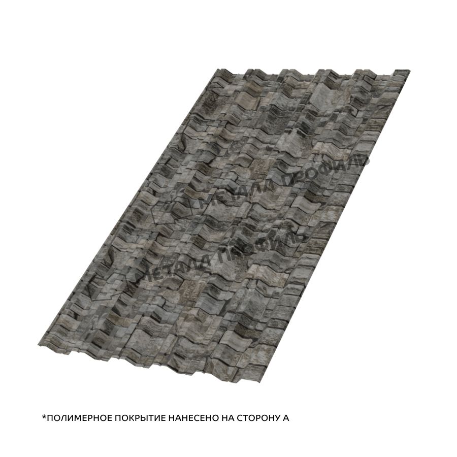Профлист МЕТАЛЛ ПРОФИЛЬ НС-35x1000-A (ECOSTEEL-01-БелыйКамень-0,5)
