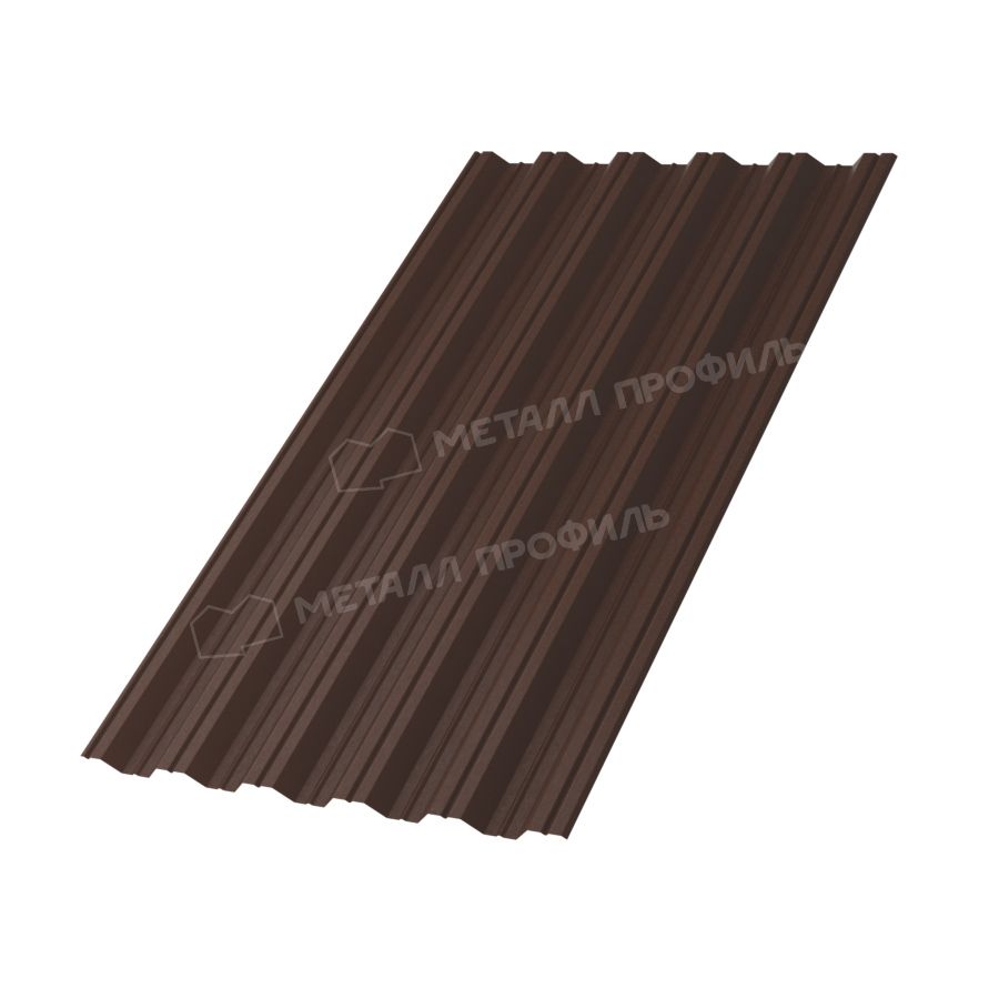 Профлист МЕТАЛЛ ПРОФИЛЬ НС-35х1000-A (VALORI-20-Brown-0,5)