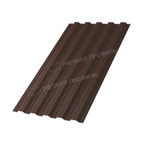 Профлист МЕТАЛЛ ПРОФИЛЬ НС-35х1000-B (VALORI-20-Brown-0,5)