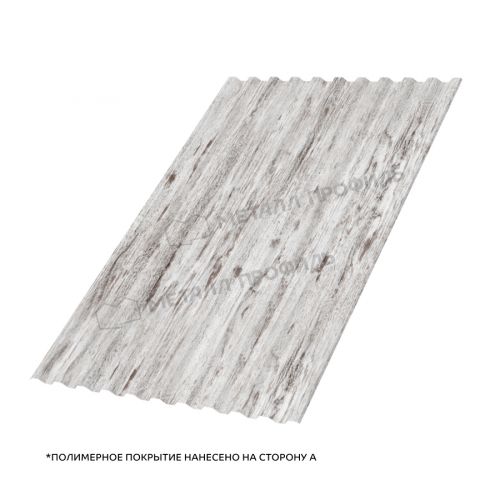 Профлист МЕТАЛЛ ПРОФИЛЬ С-21x1000-A (ECOSTEEL_MA-01-Беленый Дуб-0,5)