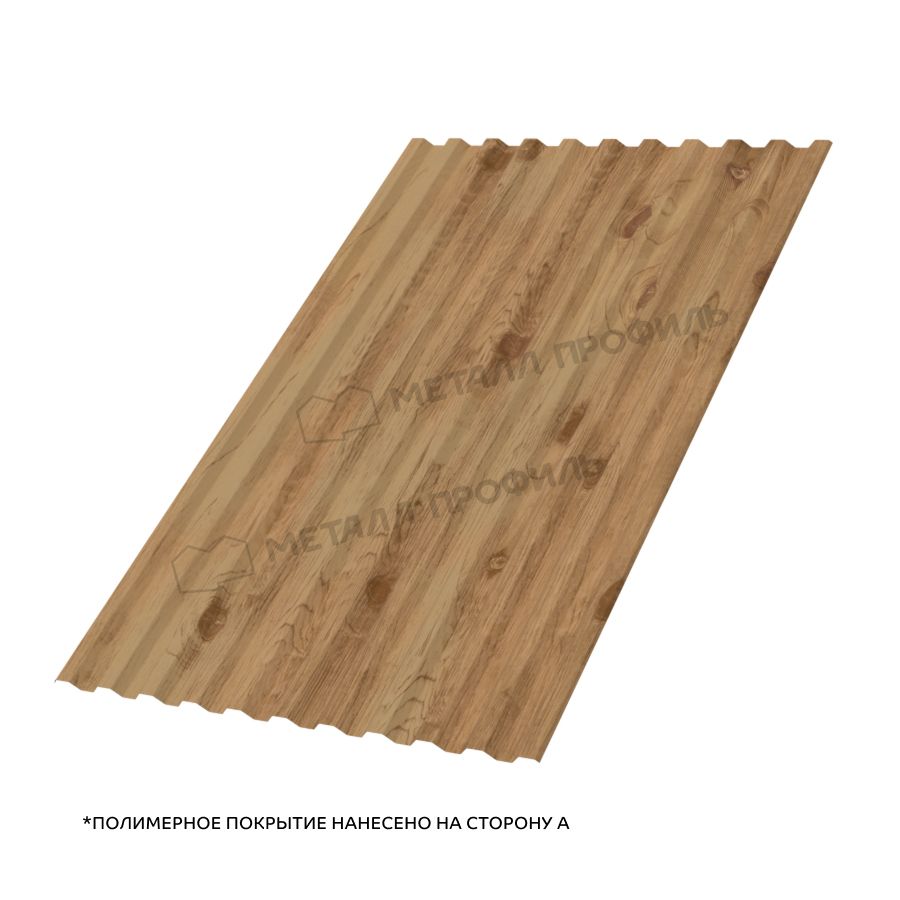 Профлист МЕТАЛЛ ПРОФИЛЬ С-21x1000-A (ECOSTEEL_MA-01-Сосна-0,5)