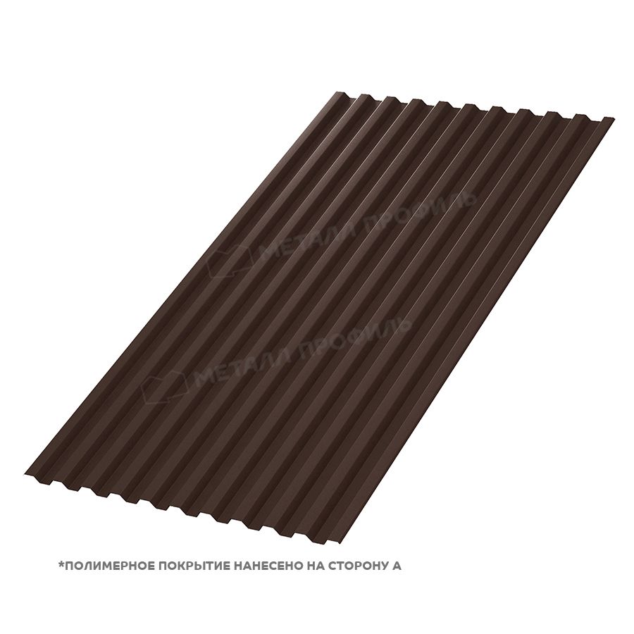 Профлист МЕТАЛЛ ПРОФИЛЬ С-21x1000-A (VikingMP-01-8017-0,5)
