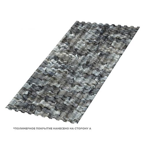 Профлист МЕТАЛЛ ПРОФИЛЬ С-21x1000-B (ECOSTEEL_Д-01-БелыйКамень-0,5)