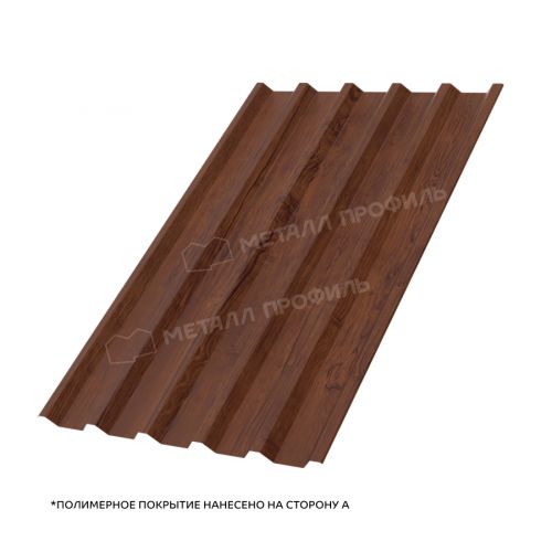 Профлист МЕТАЛЛ ПРОФИЛЬ С-44x1000-A (ECOSTEEL-01-МореныйДуб-0,5)