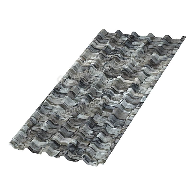 Профлист МЕТАЛЛ ПРОФИЛЬ С-44х1000 (ECOSTEEL-01-БелыйКамень-0.5)