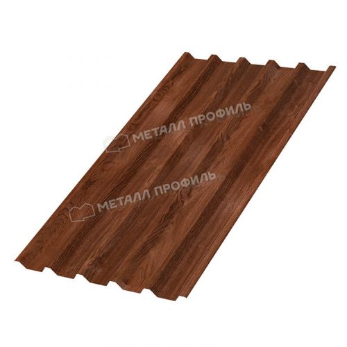 Профлист МЕТАЛЛ ПРОФИЛЬ С-44х1000 (ECOSTEEL-01-МореныйДуб-0.5)