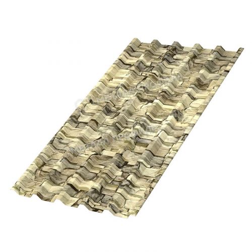 Профлист МЕТАЛЛ ПРОФИЛЬ С-44х1000 (ECOSTEEL-01-Песчаник-0.5)