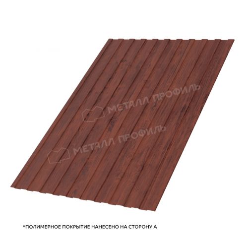 Профлист МЕТАЛЛ ПРОФИЛЬ С-8x1150-A (ECOSTEEL_MA-01-Античный Дуб-0,5)