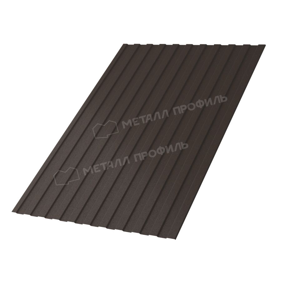Профлист МЕТАЛЛ ПРОФИЛЬ С-8х1150-A (VALORI-20-DarkBrown-0,5)