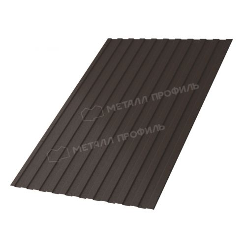 Профлист МЕТАЛЛ ПРОФИЛЬ С-8х1150-A (VALORI-20-DarkBrown\Color-0,5)