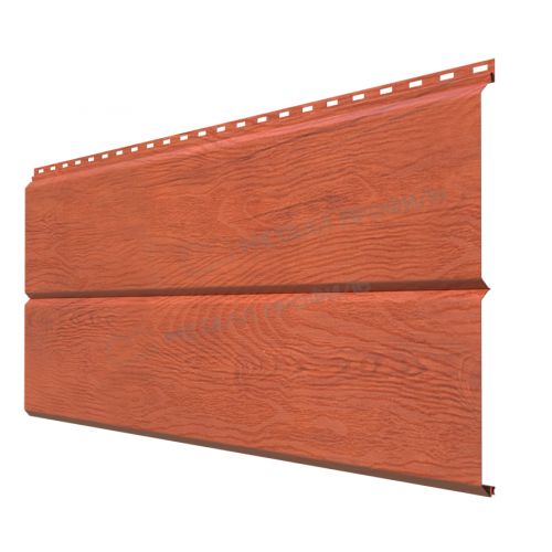 Сайдинг МЕТАЛЛ ПРОФИЛЬ Lбрус-XL-14х335 (ECOSTEEL_T-12-Дуб-0.45)