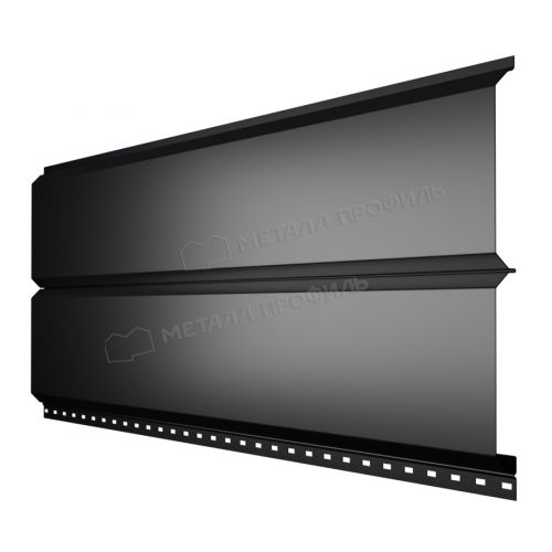 Сайдинг МЕТАЛЛ ПРОФИЛЬ Lбрус-XL-Plus-20х325 (PURMAN-20-9005-0.5)