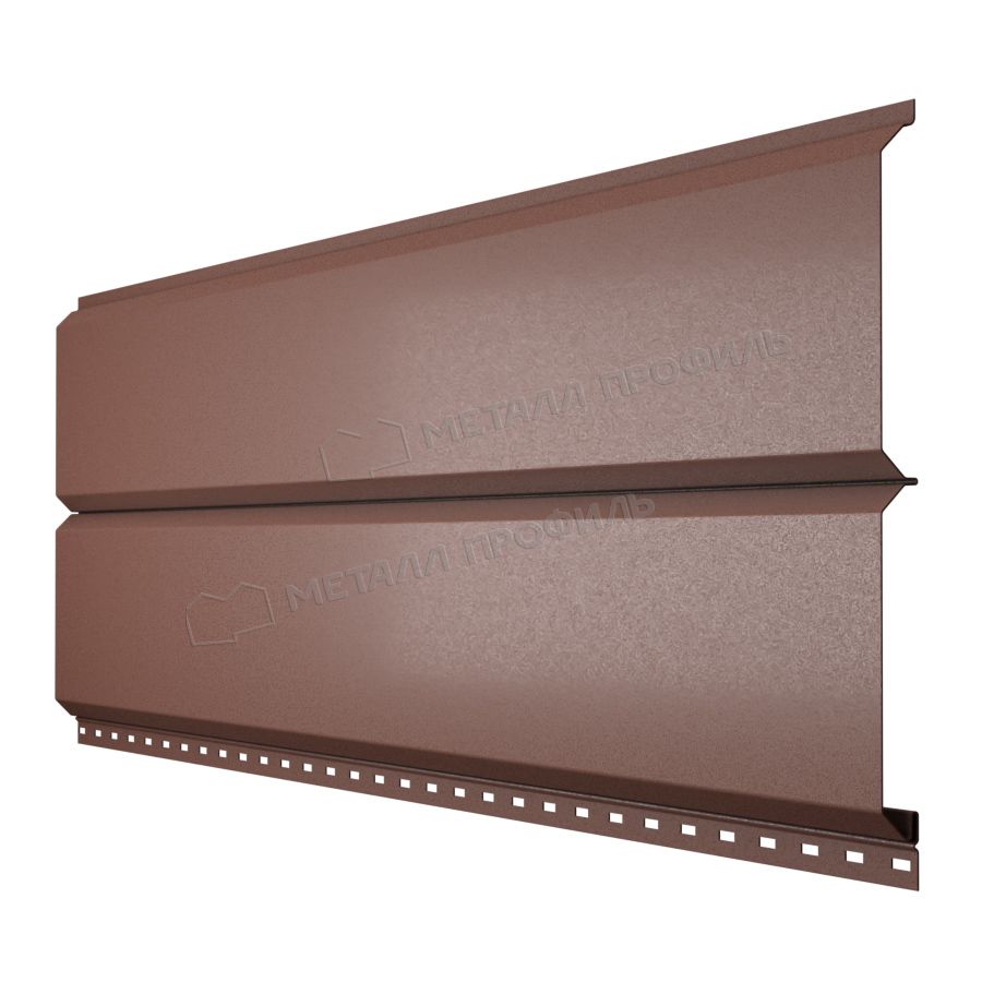 Сайдинг МЕТАЛЛ ПРОФИЛЬ Lбрус-XL-Plus-20х325 (VikingMP E-20-8017-0.5)