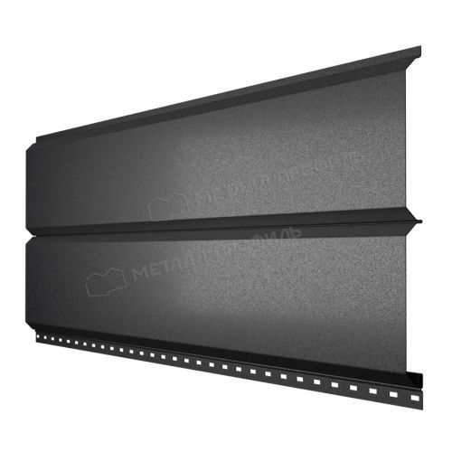 Сайдинг МЕТАЛЛ ПРОФИЛЬ Lбрус-XL-Plus-20х325 (VikingMP E-20-9005-0.5)