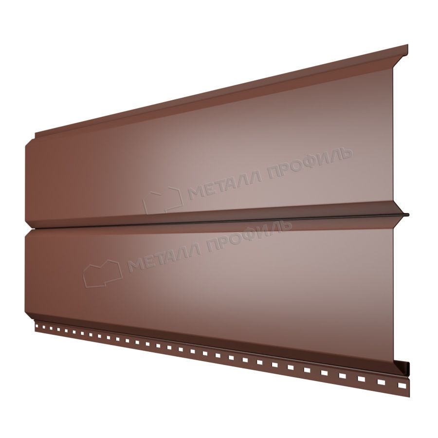 Сайдинг МЕТАЛЛ ПРОФИЛЬ Lбрус-XL-Plus-20х325 NormanMP (ПЭ-01-8017-0.5)
