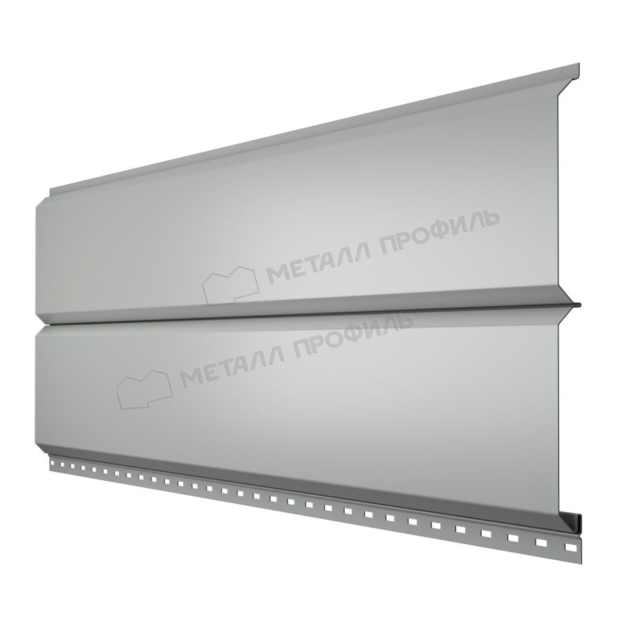 Сайдинг МЕТАЛЛ ПРОФИЛЬ Lбрус-XL-Plus-20х325 NormanMP (ПЭ-01-9006-0.5)