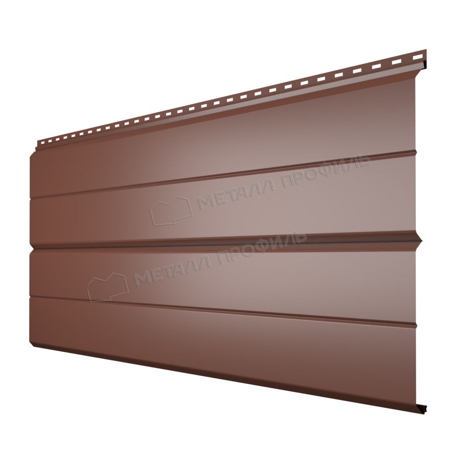 Сайдинг МЕТАЛЛ ПРОФИЛЬ Lбрус-XL-Н-14х335 (PURETAN-20-8017-0.5)