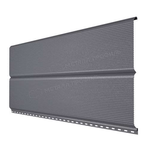 Сайдинг МЕТАЛЛ ПРОФИЛЬ Lбрус-В-15х240 (VALORI-20-Grey-0.5)