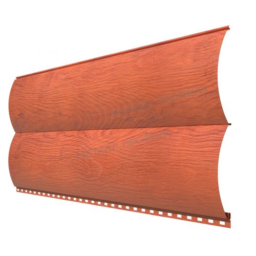 Сайдинг МЕТАЛЛ ПРОФИЛЬ Woodstock-28х330 (ECOSTEEL_T-12-Дуб-0.45)