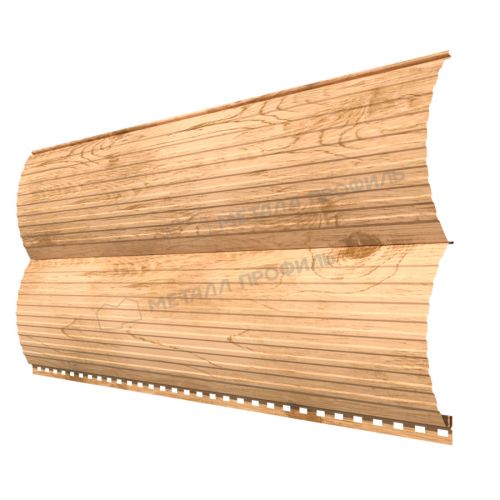 Сайдинг МЕТАЛЛ ПРОФИЛЬ Woodstock-Т-28х330 (ECOSTEEL-01-Сосна-0.5)
