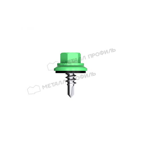 Саморез 4,8х19 ROOFRetail RAL6002 (зеленый лист)