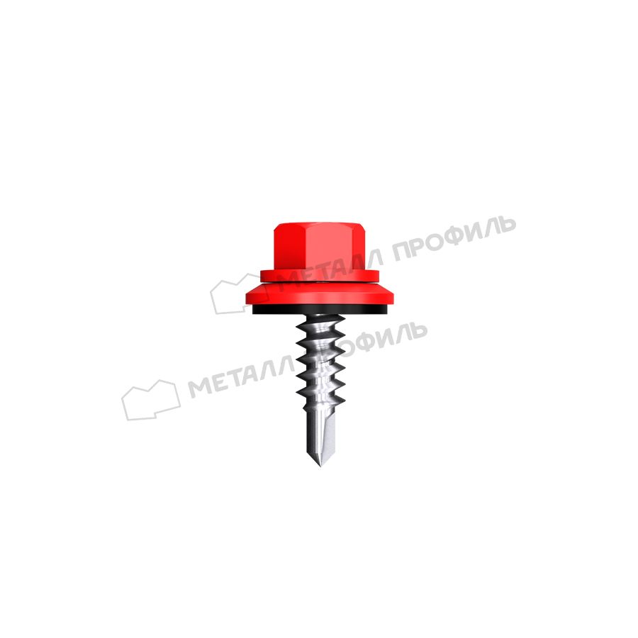 Саморез 4,8х28 ROOFRetail RAL3020 (красный насыщенный)