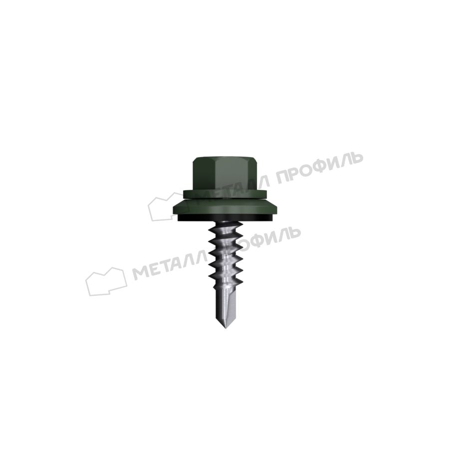 Саморез 4,8х28 ROOFRetail RAL6020 (зелёный хром)
