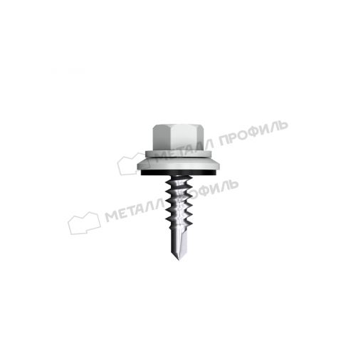 Саморез 4,8х28 ROOFRetail RAL9006 (белый алюминий)